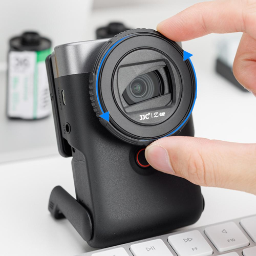 JJC 適用佳能V10鏡頭蓋 Canon PowerShot V10 鏡頭保護蓋vlog掌上機 配件 防塵防灰