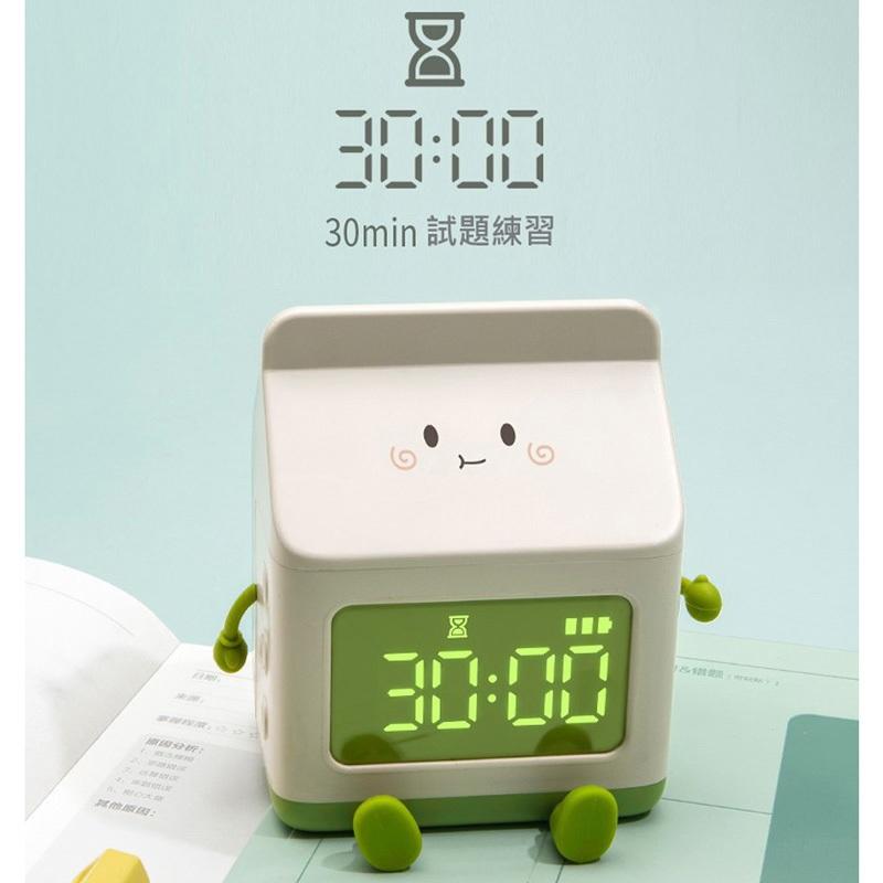 特價 智能牛奶盒喚醒鬧鐘 電子時鐘 計時器(USB充電) (學生必備/電子鐘/大數字時鐘/交換禮物/禮物/開學必備)-細節圖6