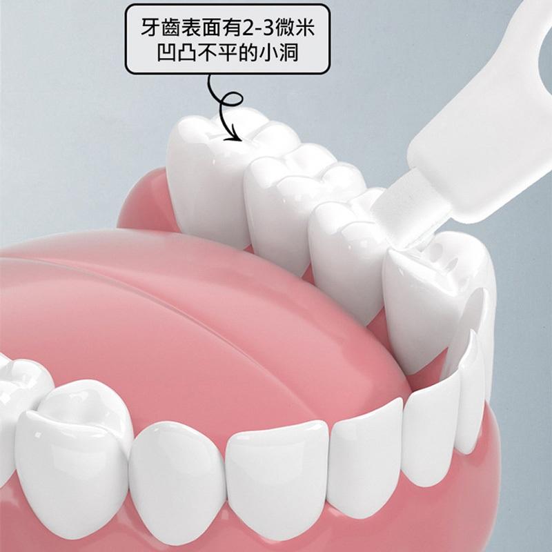 【日本World Life】潔牙擦 牙垢清潔棉 3支/套 潔牙橡皮擦 牙齒橡皮擦 去色素沉澱 除茶垢/咖啡垢 (-細節圖3