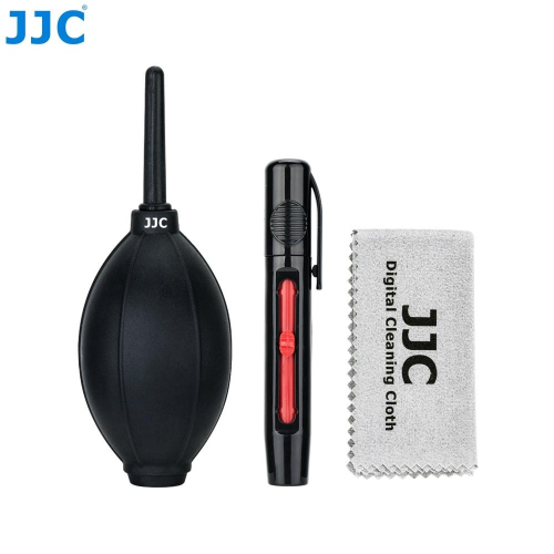 JJC 相機清潔組 鏡頭清潔組 3合1 矽膠吹球 拭鏡筆 超細纖維清潔佈 鏡頭清潔筆 相機濾鏡鏡頭除塵保養