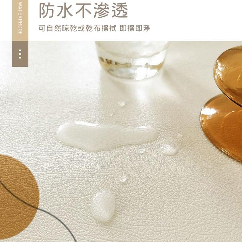 現貨秒出 小清新餐桌墊 PVC兒童桌墊 北歐風 可愛餐墊 皮革餐墊 止滑墊 桌墊 隔熱墊 隔熱 防燙 防水 防油 皮革餐-細節圖3