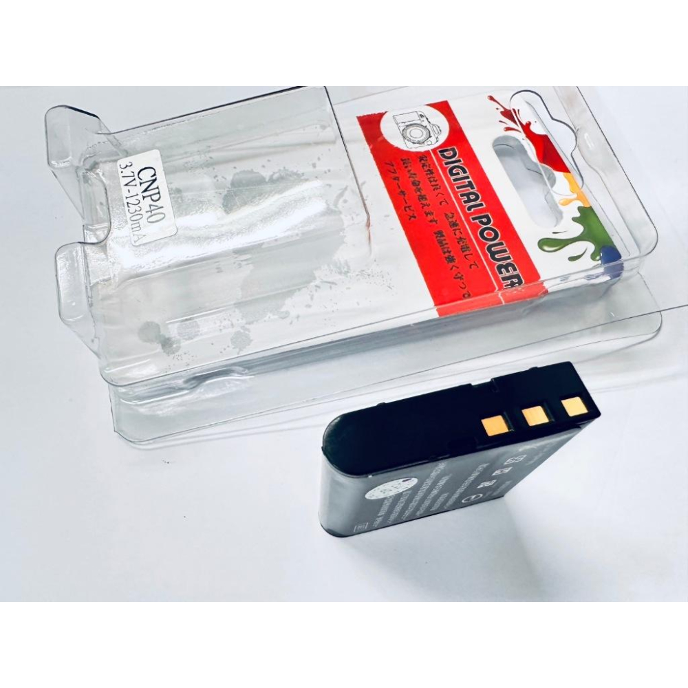 適用於Casio卡西歐NP-40 NP40 CNP40相機 EX-Z850  EX-P505 P600電池+充電器-細節圖2