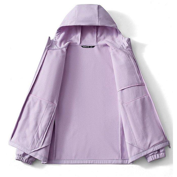 防風外套 百搭外套 X outdoor 加絨保暖衝峰衣(女) 秋冬外套 休閒外套 絨毛外套 登山外套 防潑水 女生外套-細節圖9