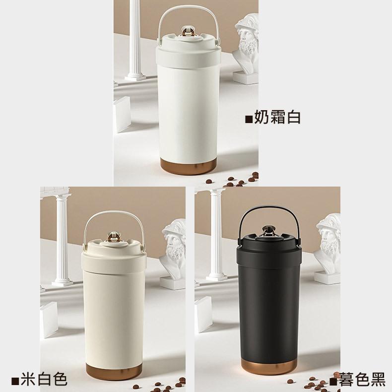 交換禮物 (現貨) 輕陶瓷保溫杯 304無縫陶瓷塗層隨行杯 咖啡杯 (500ml) 環保杯 咖啡杯/隨行杯/隨身杯-細節圖2