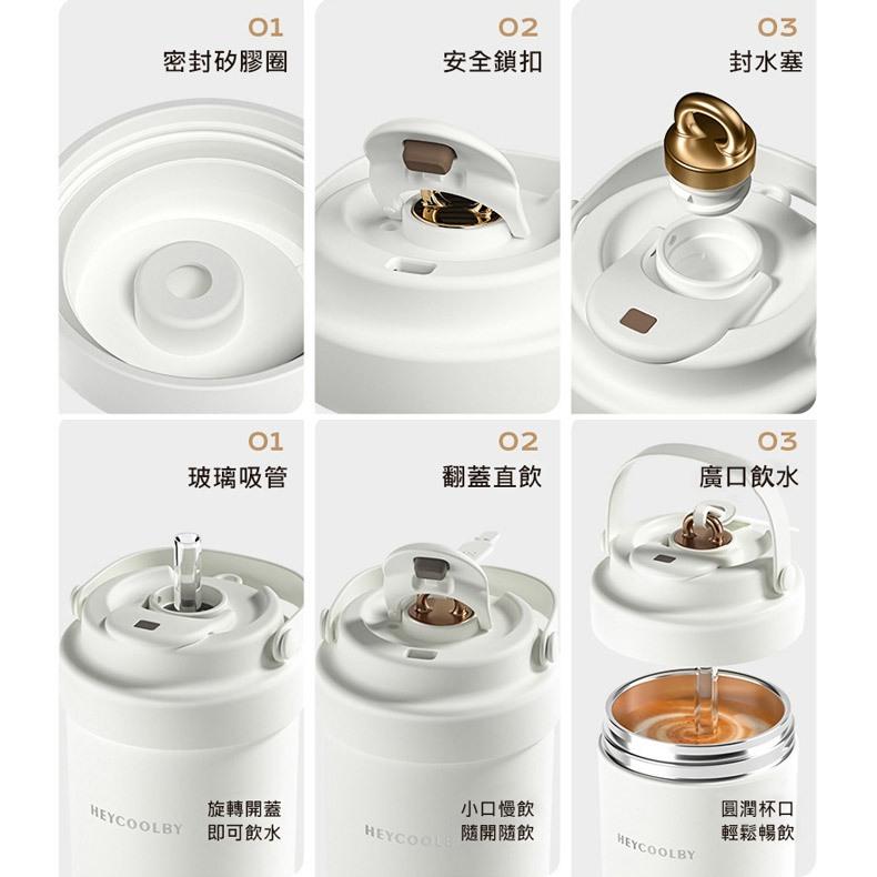 交換禮物 (現貨) 輕陶瓷保溫杯 304無縫陶瓷塗層隨行杯 咖啡杯 (500ml) 環保杯 咖啡杯/隨行杯/隨身杯-細節圖5