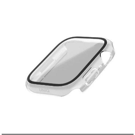 for Apple Watch 41/45mm 錶殼 UNIQ Nautic IP68 防潑水防塵超輕量曲面玻璃錶殼-細節圖3