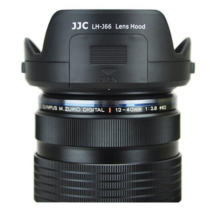 JJC 適用於奧林巴斯LH-66遮光罩12-40mm f/2.8 12-40F2.8 PRO鏡頭 EM1配件-細節圖2