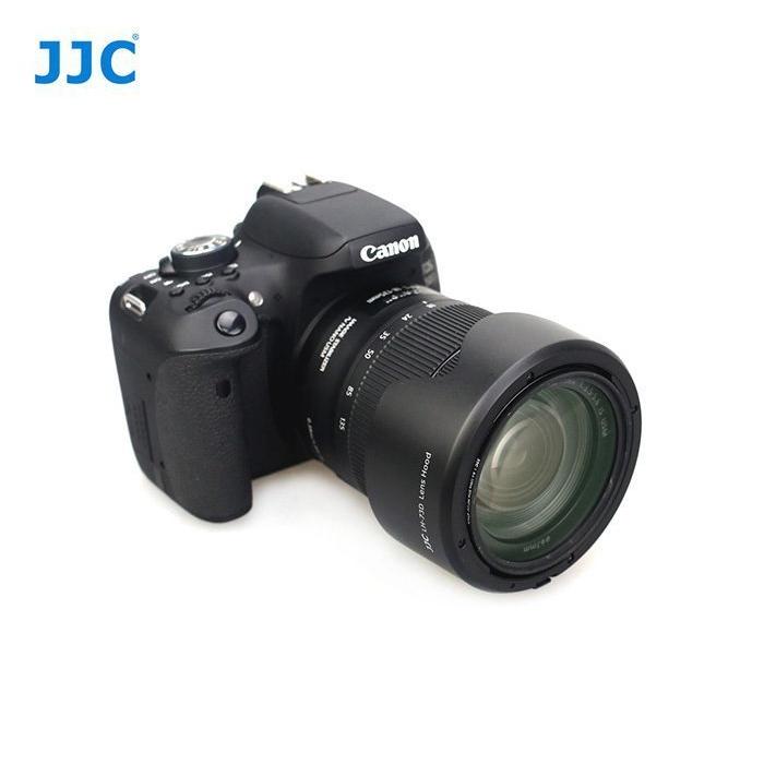 JJC適用EW-73D佳能RF 24-105mm F4-7.1鏡頭遮光罩R8 R5 R6 R RP R6II R8 R1-細節圖3
