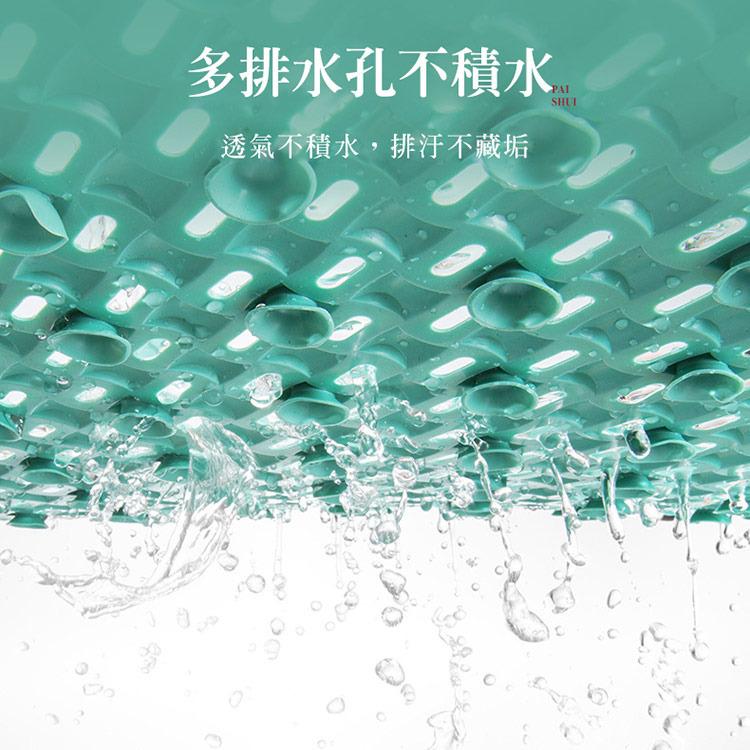 台灣現貨 止滑墊 防滑墊 超強吸力浴室防滑墊 按摩腳墊 帶吸盤防摔腳踏墊 隔水墊子 強力吸盤 雙面防滑 多孔設計-細節圖7