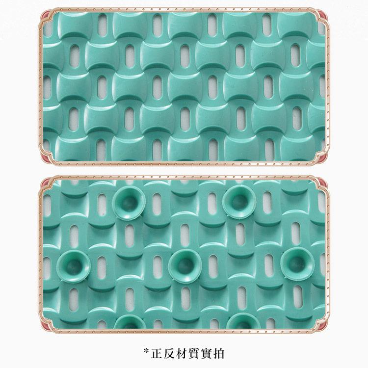 台灣現貨 止滑墊 防滑墊 超強吸力浴室防滑墊 按摩腳墊 帶吸盤防摔腳踏墊 隔水墊子 強力吸盤 雙面防滑 多孔設計-細節圖9