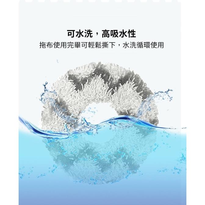 ECOVACS科沃斯 DEEBOT N9+ 掃吸拖機器人抹布 圓拖布2入 (副廠) 保持拖布潔淨X1/T10-細節圖2
