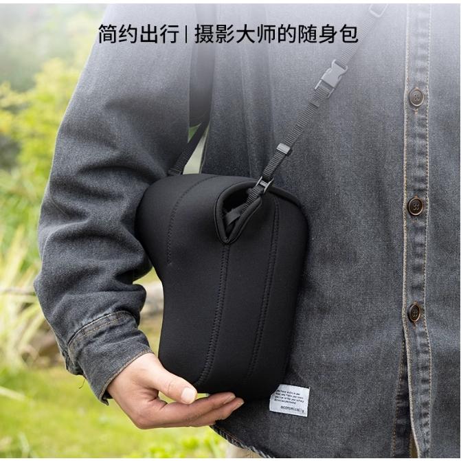 JJC OC-MC0相機收納包帶快拆扣 Canon EOS R8 + RF 24-50mm 15-30mm 50mm-細節圖9