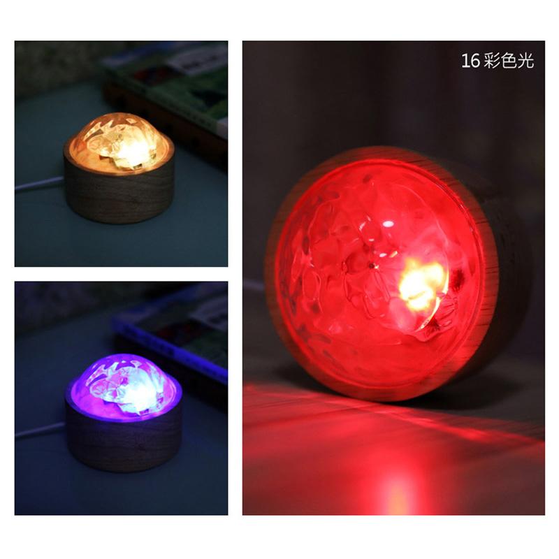 交換禮物 3D動態LED氛圍燈(USB插電)帶遙控器 浪漫極光燈 旋轉水波紋光影燈網紅拍照裝飾投影燈浪漫氛圍燈桌面小夜燈-細節圖7