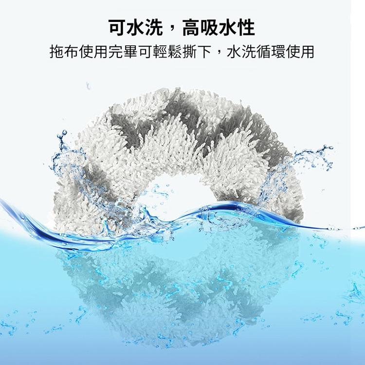 特價 小米 Xiaomi 掃拖機器人 米家全能掃拖機器人 X10+ B101US S10+ 耗材 條紋雙色 圓形拖布-細節圖5