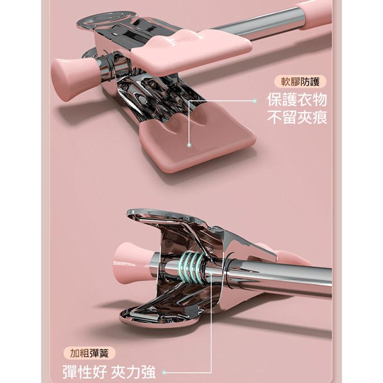 現貨 浸塑防滑無痕褲架 褲夾衣夾 裙夾衣架 曬衣架 (10入組) 夾子衣架 褲架 防滑 曬褲夾-細節圖6