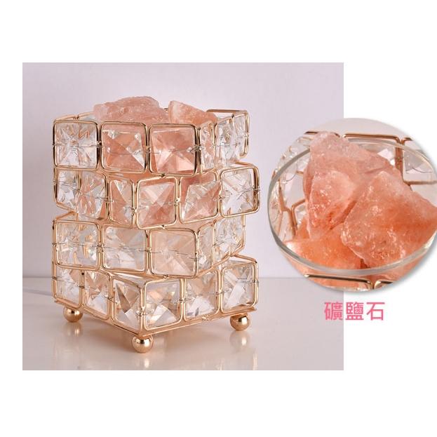 居家擺飾 風水 晶石擴香 鹽燈 四層魔方鹽燈(USB充電款) 無火擴香 香薰燈 聚氣 提運 精油擴香 擴香 財位 夜燈-細節圖9