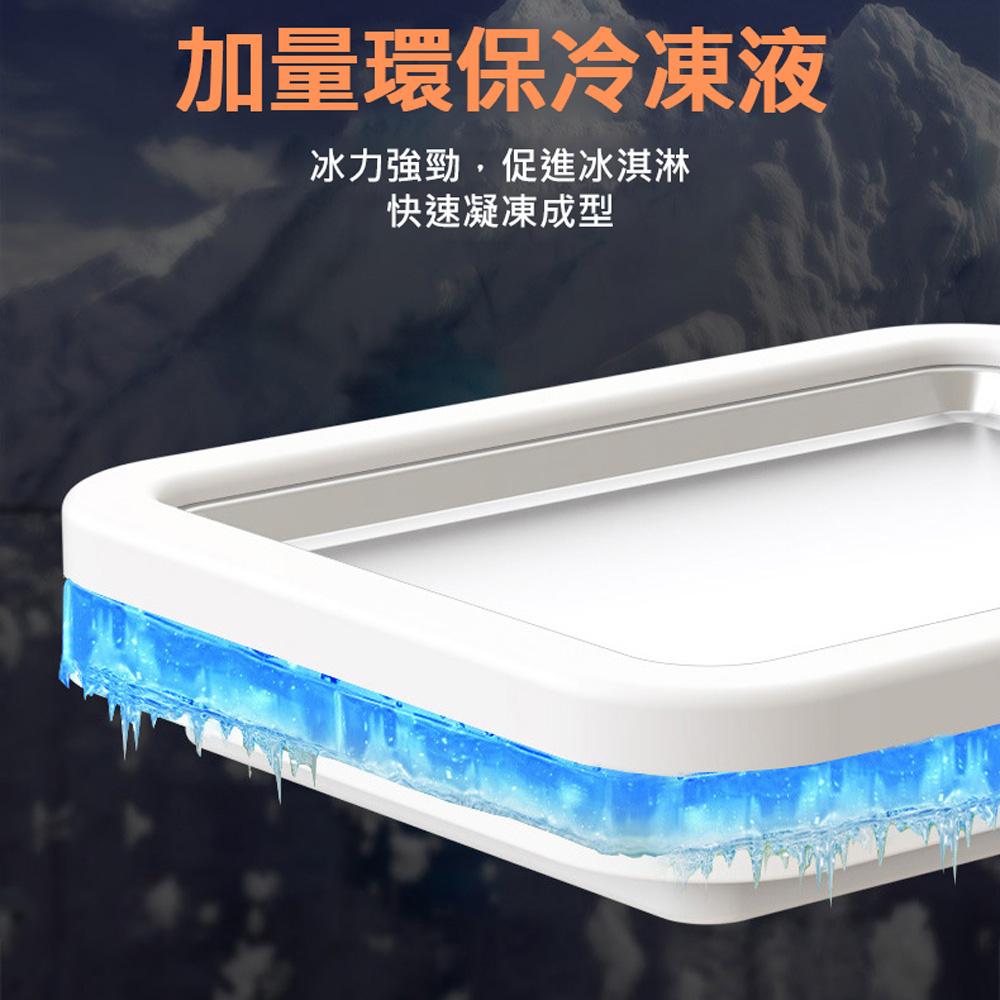 DIY冰沙雪糕水果炒冰 製冰機 免插電 兒童自製酸奶 小型炒冰盤 做冰淇淋 炒酸奶專用 冰沙雪糕 炒冰淇淋-細節圖4