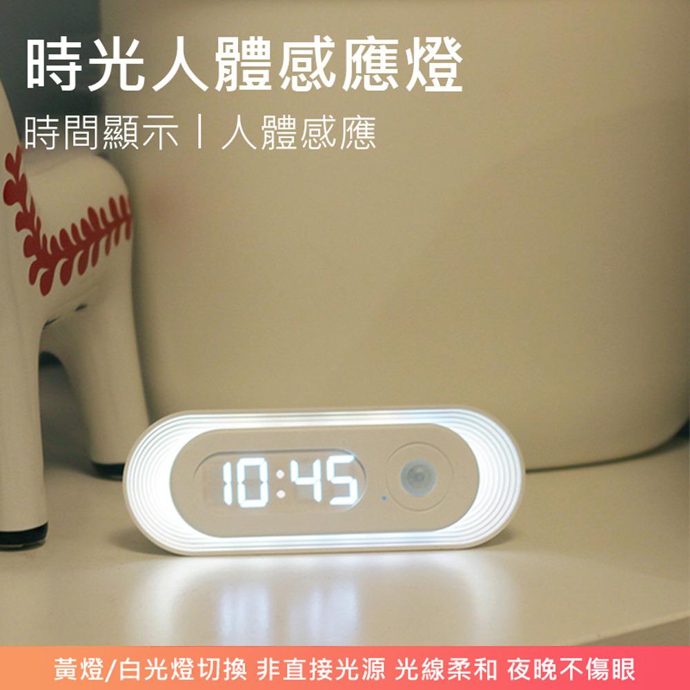 旋轉調光 人體感應 超強續電力 時光人體感應燈二代 紅外感應床頭燈 LED磁吸夜燈 (USB充電)-細節圖2