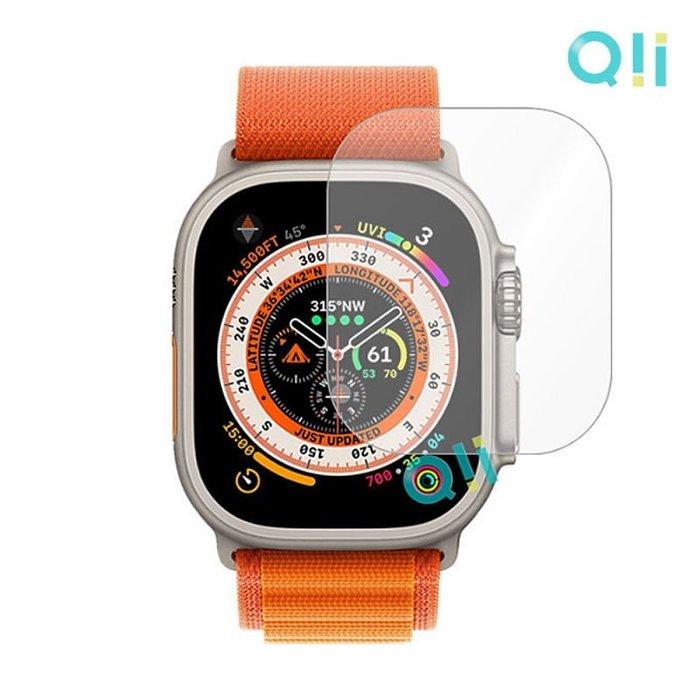 【特價】Qii Apple Watch Ultra (49mm) 玻璃貼 (兩片裝) 玻璃切割精準，整體貼合完美 抗油汙-細節圖2