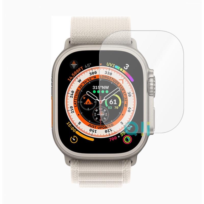 【特價】Qii Apple Watch Ultra (49mm) 玻璃貼 (兩片裝) 玻璃切割精準，整體貼合完美 抗油汙-細節圖5