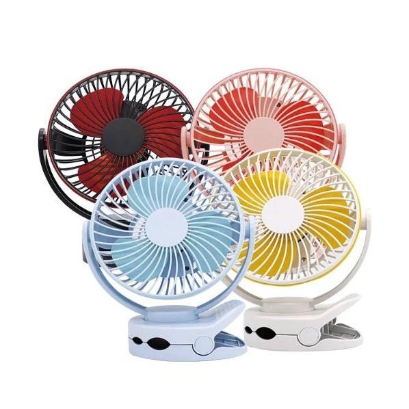 促銷📢原廠MYCELL蓄電力強 桌面夾式風扇 USB充電 風扇 360度旋轉 夾/立式風扇4檔風量 嬰兒車/宿舍/辦公-細節圖4