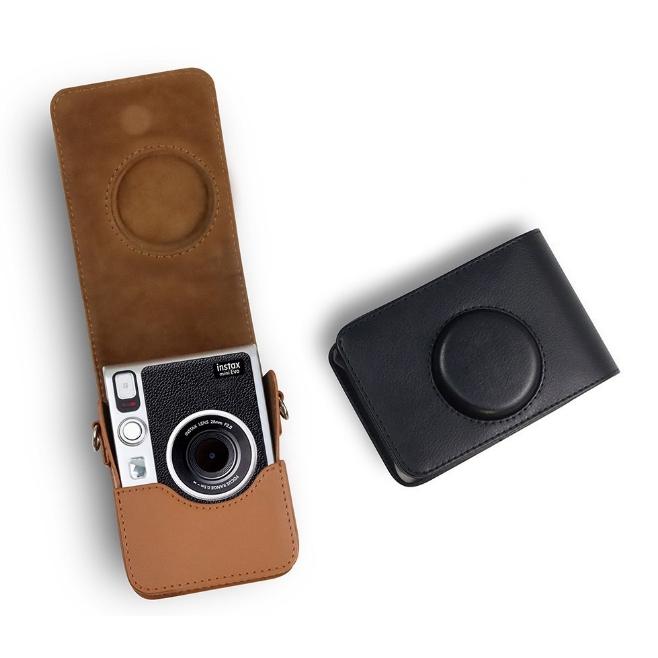 適用富士instax Mini EVO拍立得 相機保護套 富士mini evo相機包復古皮套收納-細節圖3