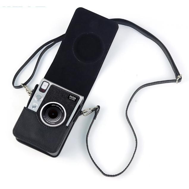 適用富士instax Mini EVO拍立得 相機保護套 富士mini evo相機包復古皮套收納-細節圖4