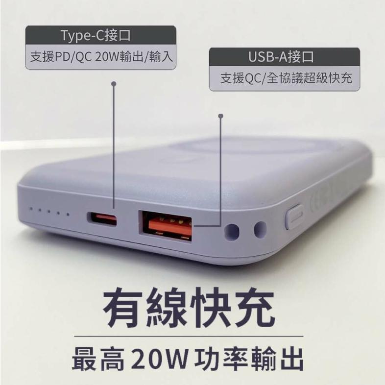 免運 台灣BSMI認證 WiWU Cube 磁吸無線充行動電源10000mAh WE-PB-01TW 移動電源 行充-細節圖7