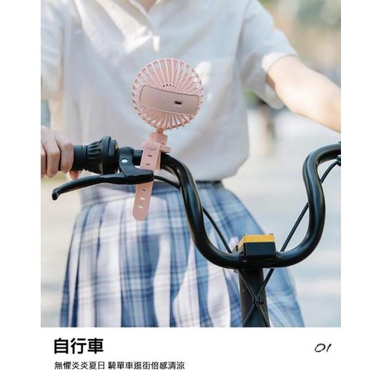 SHEZI F36 綁帶式自行車/嬰兒車風扇 充電風扇 無線風扇 綁帶式風扇 內置電池，無線使用-細節圖5