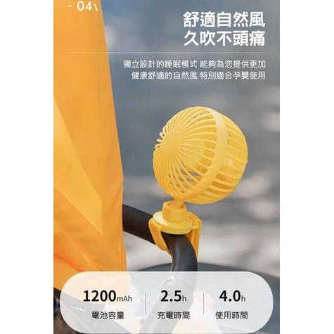 SHEZI F36 綁帶式自行車/嬰兒車風扇 充電風扇 無線風扇 綁帶式風扇 內置電池，無線使用-細節圖6