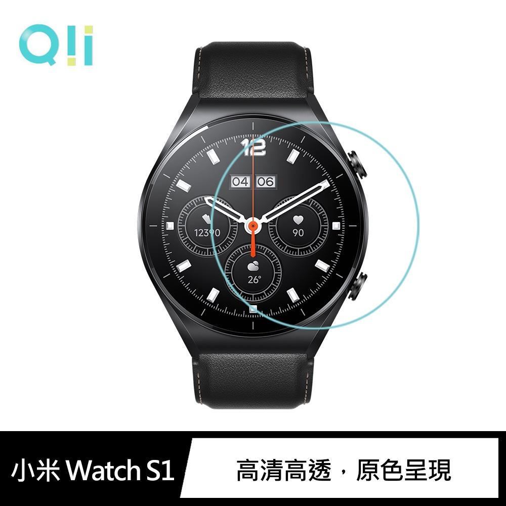 特價 Qii 小米 Watch S1 玻璃貼 (兩片裝) ．玻璃切割精準，整體貼合完美 鋼化玻璃膜-細節圖5