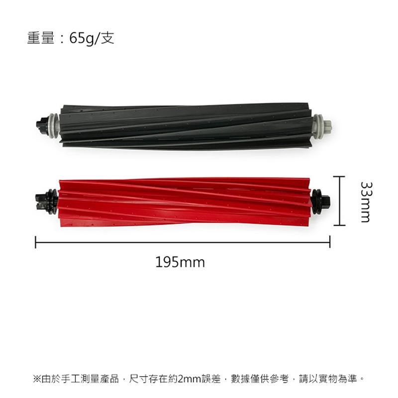 米家/石頭/小瓦 掃地機器人 石頭機器人 S8/S8+/S8 Pro Ultra/G20 耗材 雙軸主刷 雙主刷 雙滾刷-細節圖2