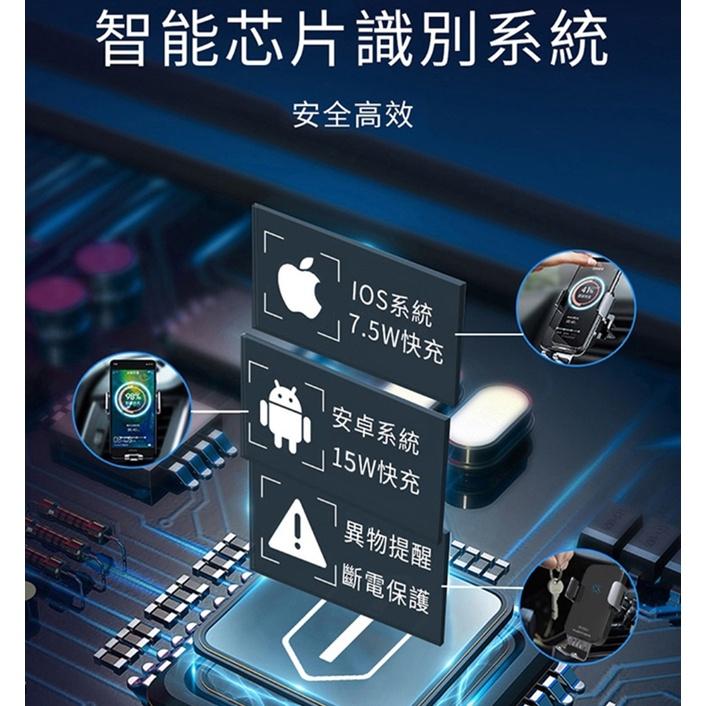 特價 (免運)MYCELL 電動車載無線充電支架(QI-018)/車用支架/斷電保護/旋轉式夾頭 NCC認證-細節圖5