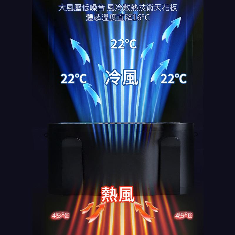 10000mAh掛腰風扇 腰掛風機 工地降溫神器 便攜式充電腰間小空調 腰間風扇 隨身風扇 移動風扇 掛脖風扇 電風扇-細節圖5