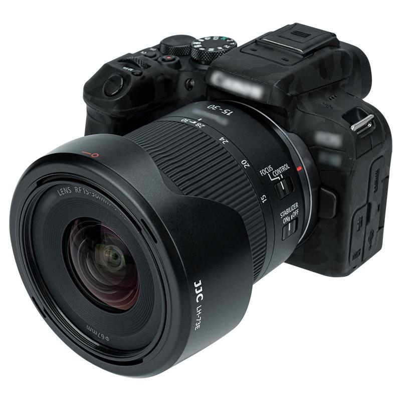JJC 遮光罩 EW-73E CANON RF 15-30mm F4.5-6.3 IS STM適用 R7 R10 R5-細節圖5