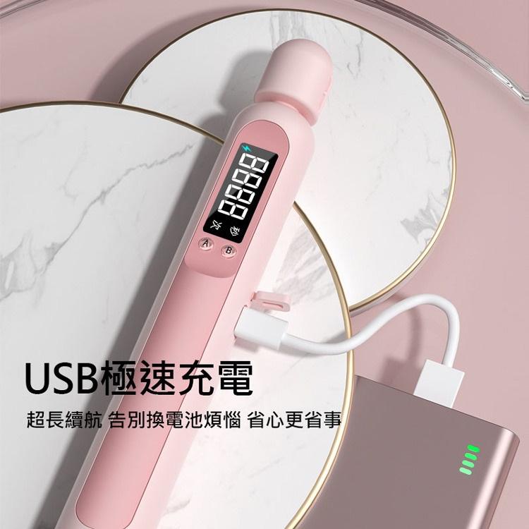 活動特價 負重兩用款 計數跳繩 長繩/大球/負重手柄 (USB充電款) 鋼絲繩+負重手柄 充電版-計數跳繩-細節圖5