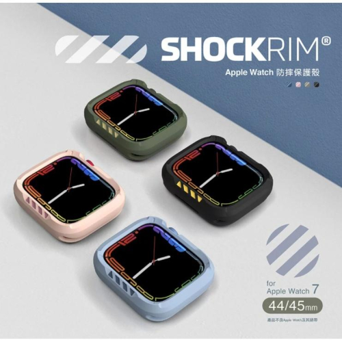 【JTLEGEND】Apple Watch 5/6/7/SE 44 45mm 防摔錶殼 手錶保護殼Shockrim