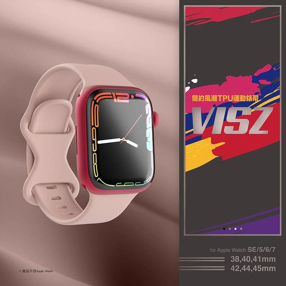 免運 JTL JTLEGEND公司貨 Visz Apple Watch SE S7 TPU 運動錶帶45mm 44mm-細節圖9