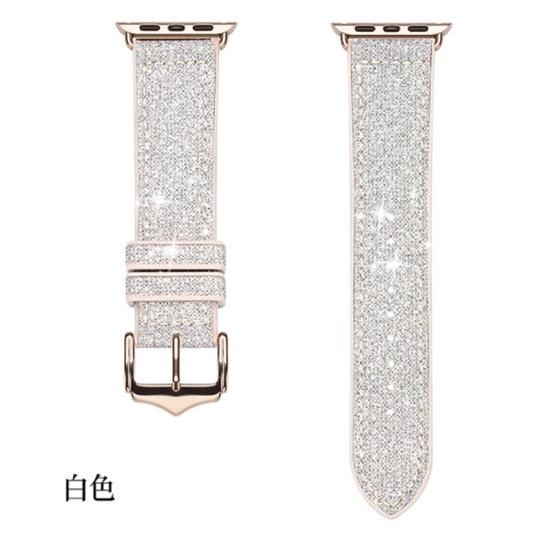 快速出貨DUX DUCIS Apple Watch 40/41mm時尚亮片錶帶 蘋果錶帶42/44/45mm-細節圖6