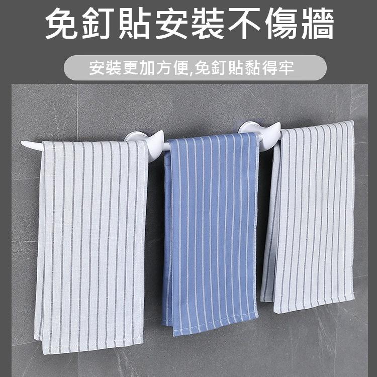 壁掛牛角毛巾架 毛巾架 浴巾架 擦手巾架 浴室掛架 無痕壁貼 免打孔 浴室/洗手間/衛浴間-細節圖4