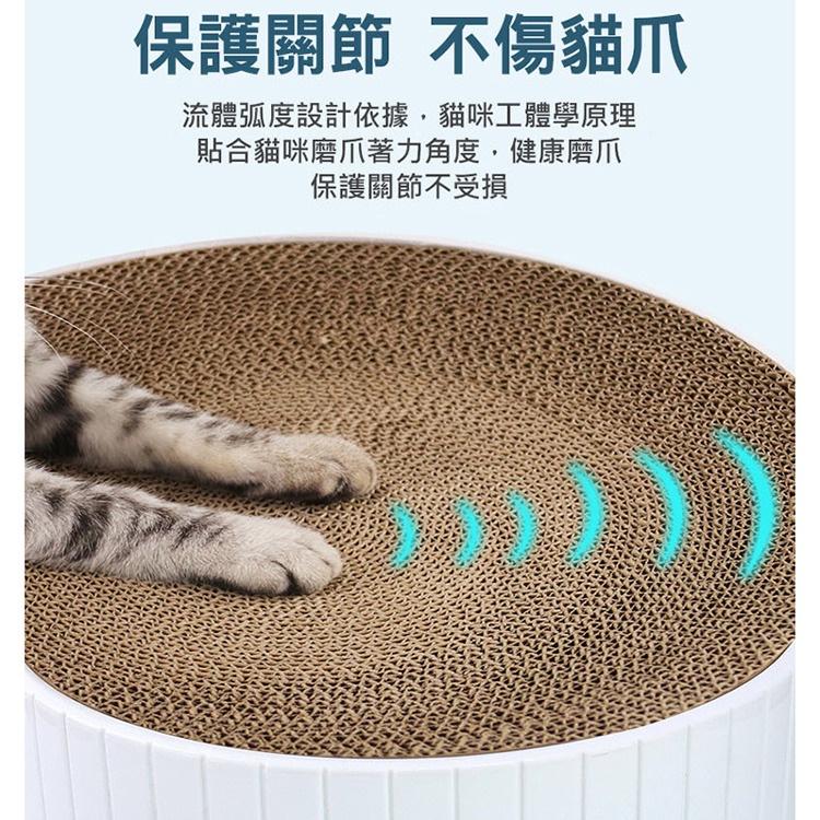 限時特價 貓抓板 磨爪器 瓦楞紙貓抓板 貓爪墊 貓窩 防貓抓沙發 圓形羅盤貓抓板 貓抓板窩 不掉屑 貓玩具-細節圖4