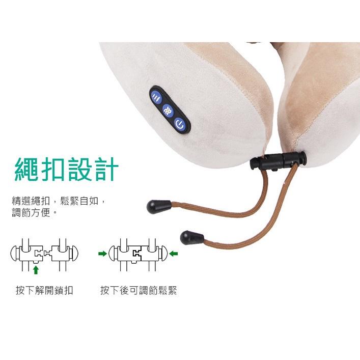 頸部按摩🔥台灣現貨 U型頸肩按摩枕 肩頸按摩器 電動按摩器 震動按摩器 按摩枕 U型枕 頸部按摩器 頸椎按摩器-細節圖7