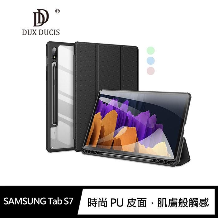 特價 透明背板 DUX DUCIS SAMSUNG Tab S7 TOBY 筆槽皮套 支援休眠喚醒 平板保護套-細節圖5