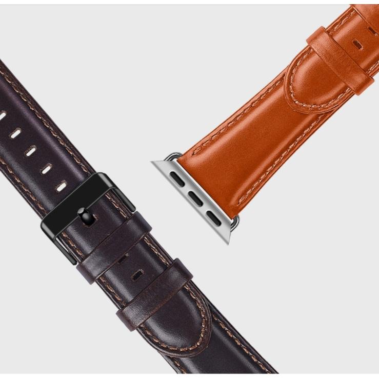 公司貨 WiWU 真皮錶帶 皮革錶帶(Apple Watch 專用錶帶) (42/44mm)真皮皮革錶帶-細節圖4