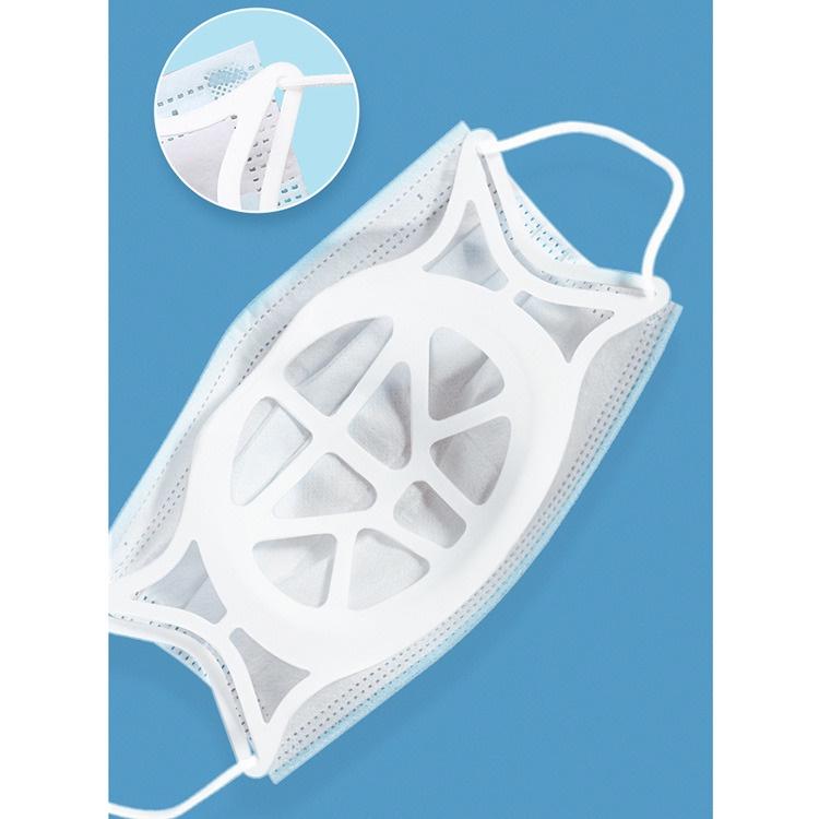 台灣現貨 硅膠口罩支架防霧悶透氣托3d立體一次性口罩支撐架多功能內托架子(10入/3D升級款-細節圖5