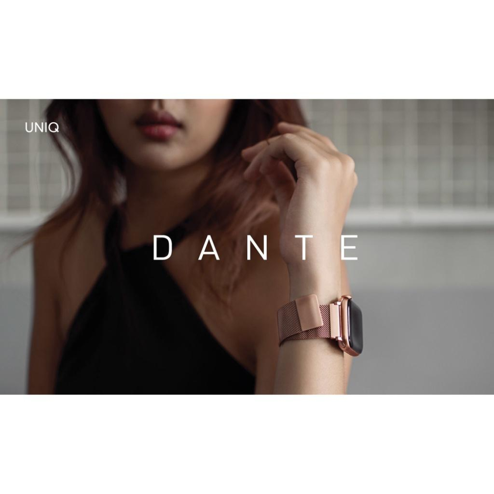 免運費 UNIQ Dante Apple Watch 不鏽鋼錶帶3/4/5/6代米蘭磁扣錶帶 蘋果錶帶 42/44mm-細節圖3