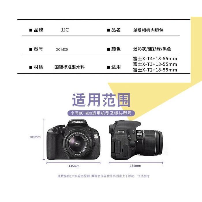 【快速出貨】JJC 適用 富士XT3相機內膽包XT4 18-55mm鏡頭收納保護套 X-T2 X-T3 X-T4-細節圖2