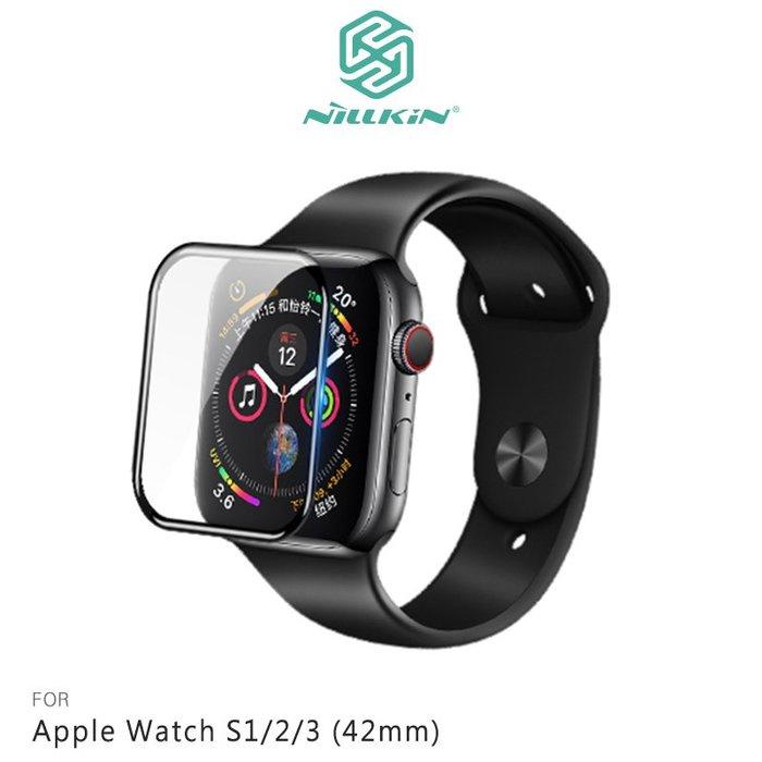 NILLKIN Apple Watch S1 S2 S3 (38mm 42mm) 3D AW+ 滿版玻璃貼 手錶保護貼-細節圖3
