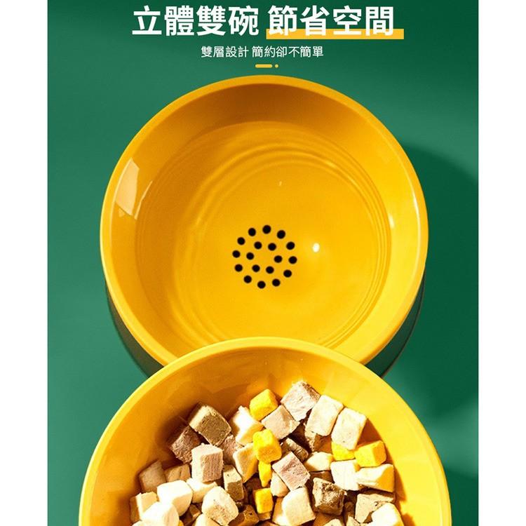 現貨 寵物雙碗自動飲水機+餐碗 飲水器 水碗 水盆 寵物餵食器 寵物碗 貓碗 狗碗 食盆 自動續水不插電-細節圖4