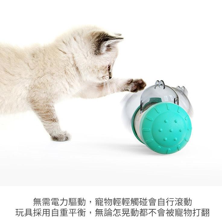 特價 寵物滾輪漏食玩具 狗貓益智玩具 益智慢食狗糧玩具 寵物慢食器 搖晃漏食器 耐咬玩具-細節圖3